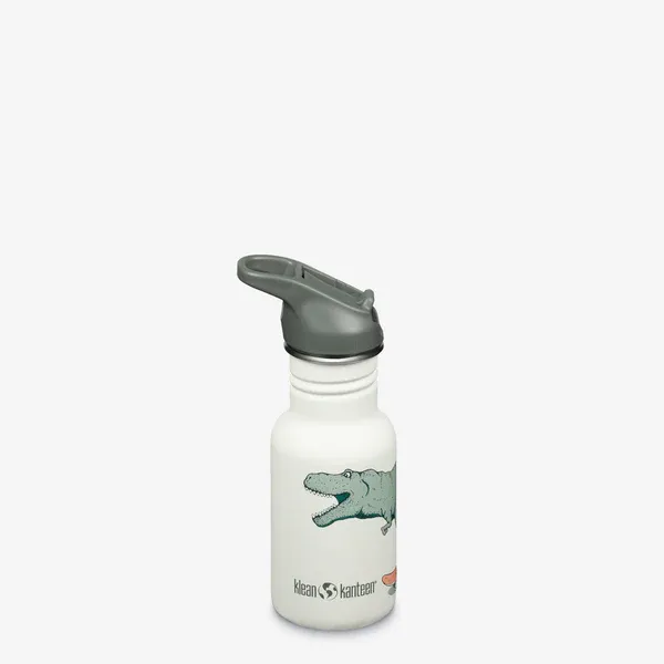 12 oz Classic Kid's Water Bottle with Flip Seal Sport Cap and Straw