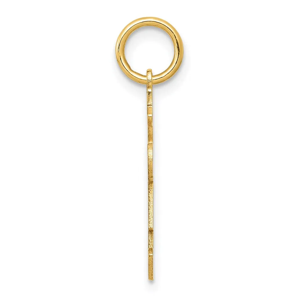 14k Yellow Gold Kid Charm
