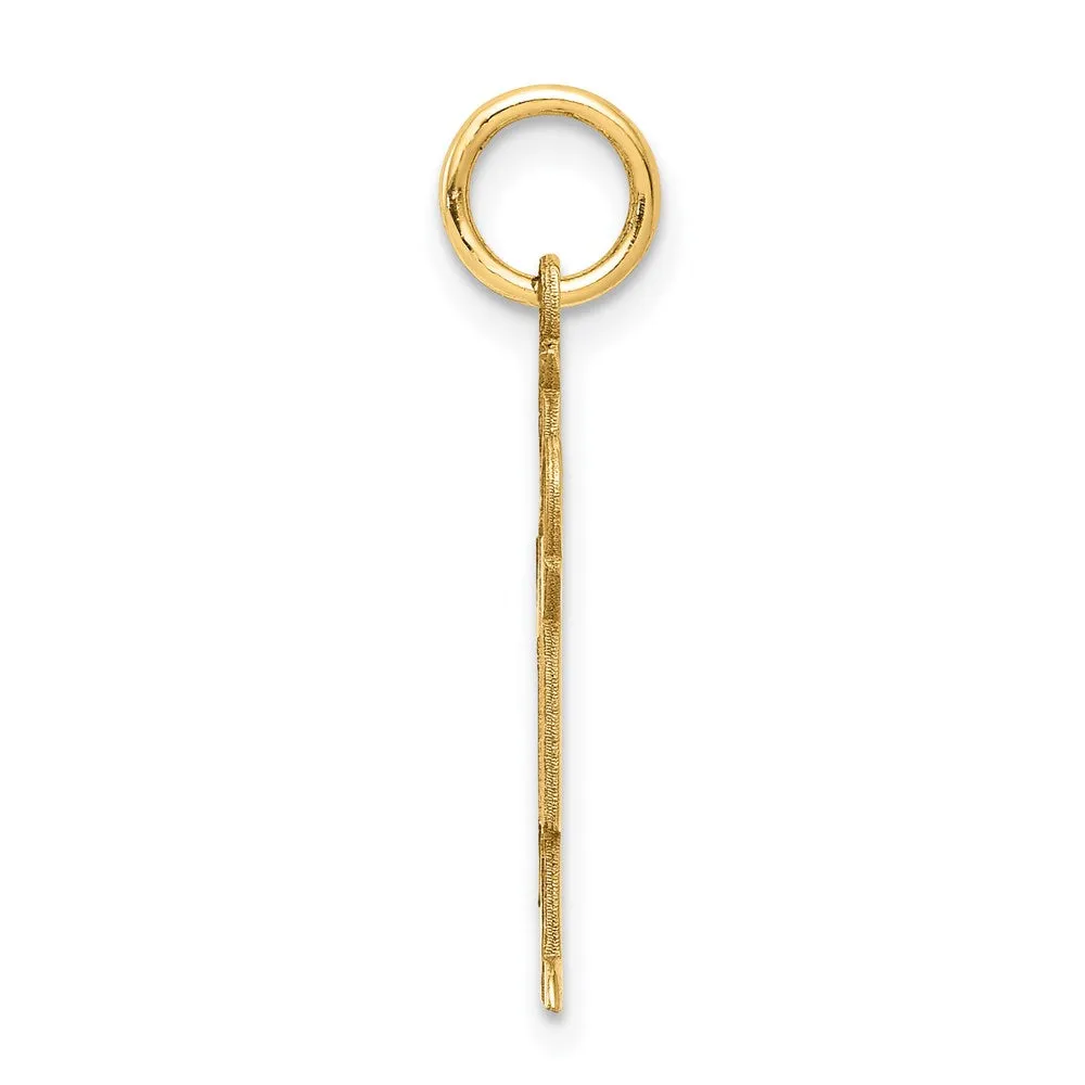 14k Yellow Gold Kid Charm