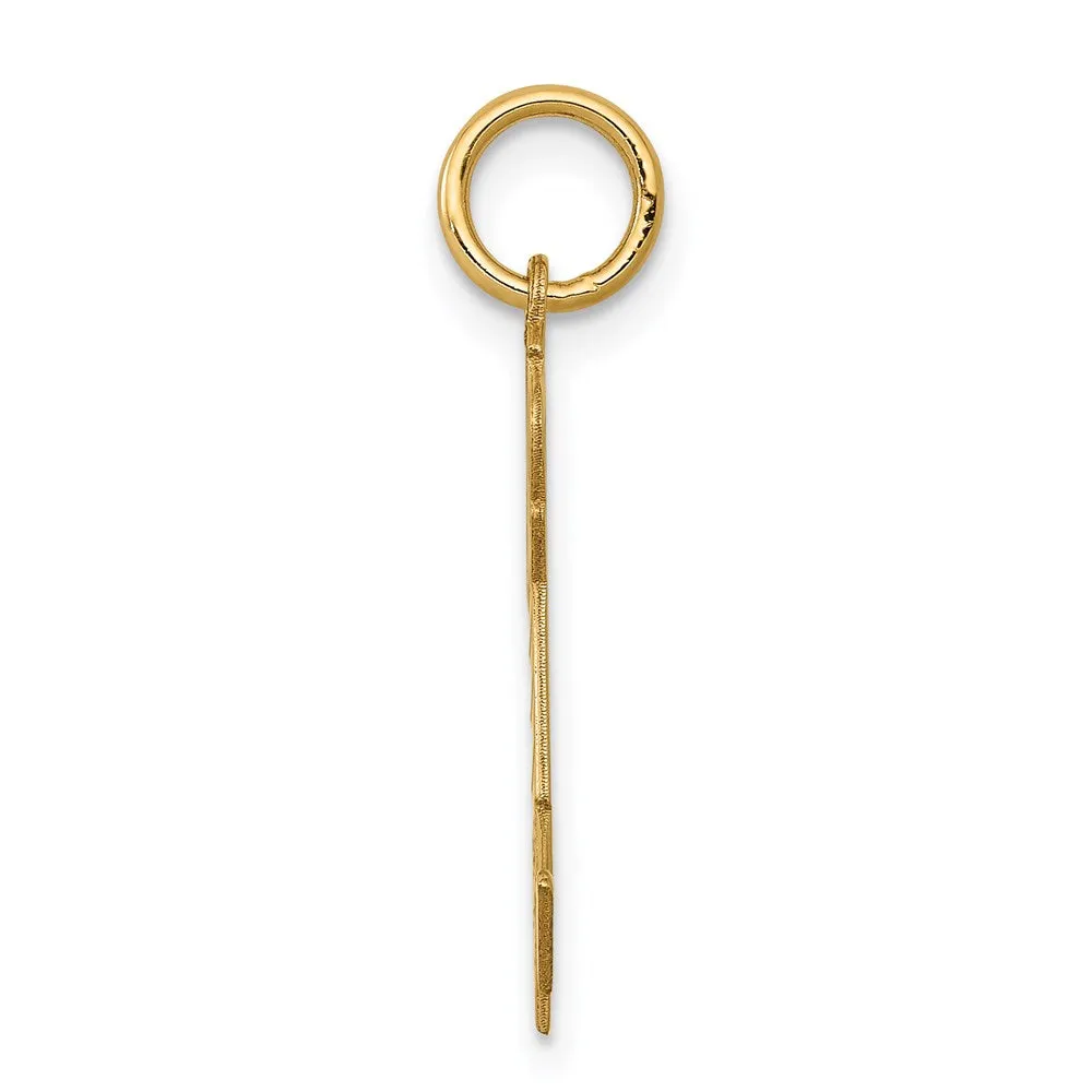 14k Yellow Gold Kid Charm