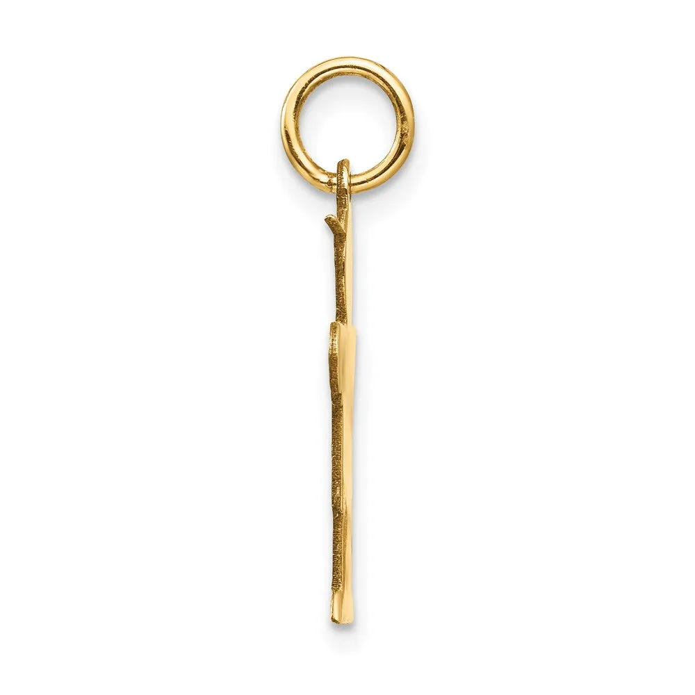 14k Yellow Gold Kid Charm