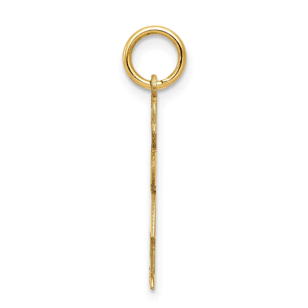 14k Yellow Gold Kid Charm