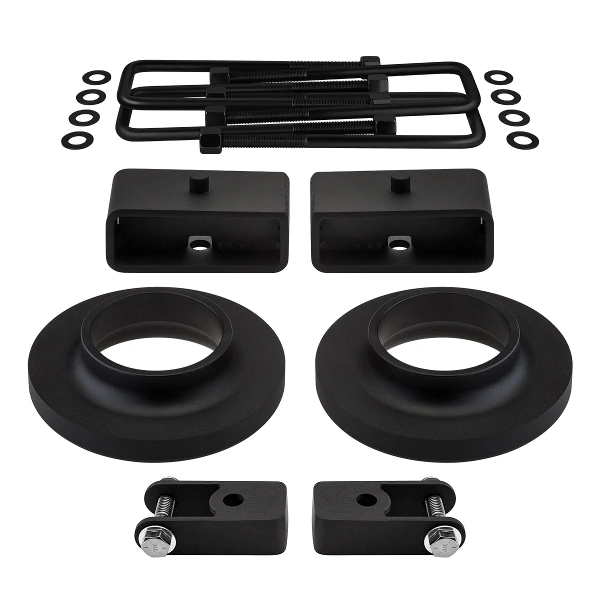 2003-2017 GMC Savana 1500 2500 3500 2WD Van Full Suspension Lift Kit with Rear Shock Extenders