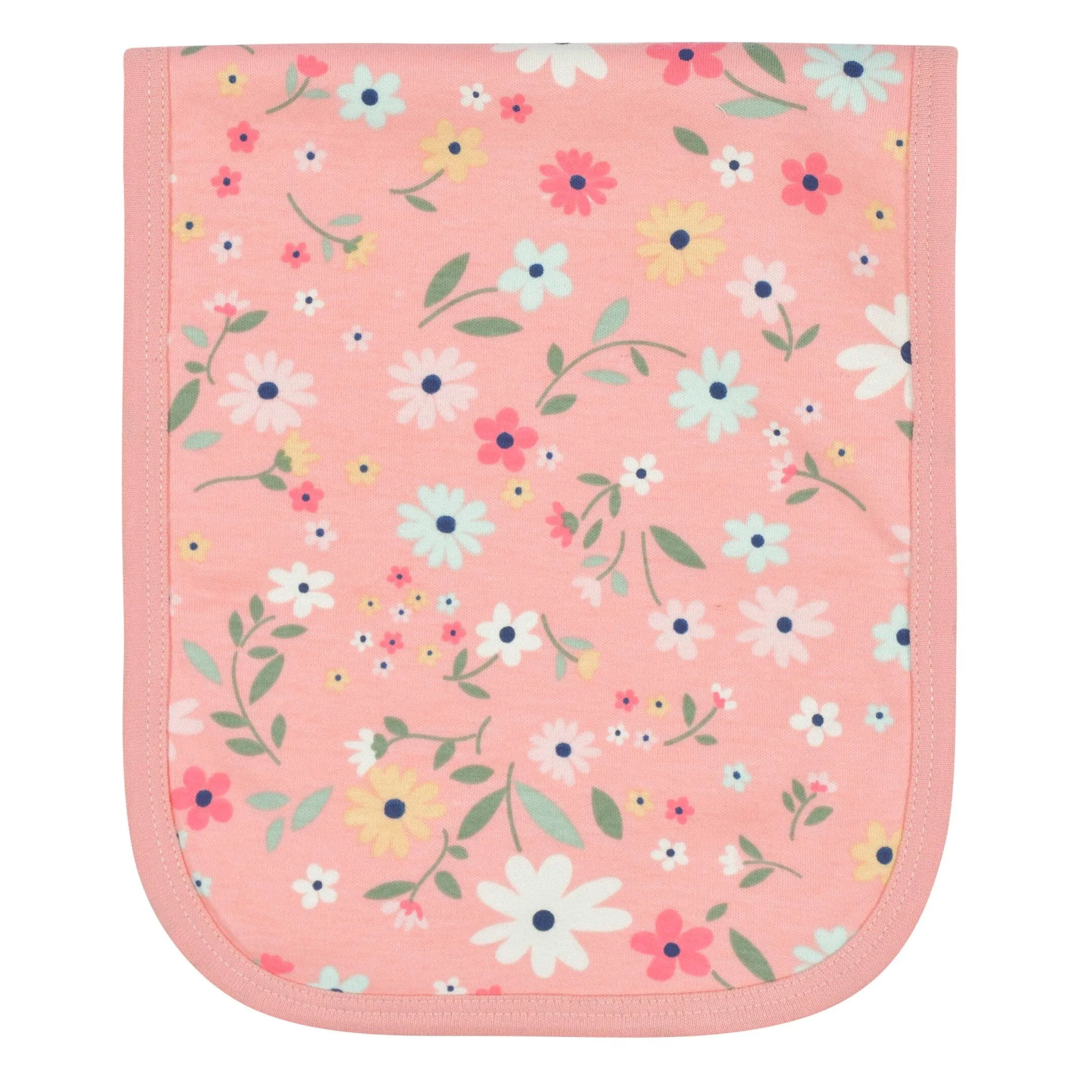 4-Pack Baby Girls Fox Burp Cloths