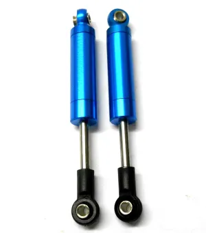 75001B 1/10 Off Road Buggy Internal Spring Shock Absorber Alloy 70mm Long Blue x 2