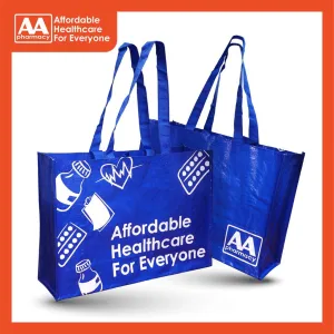 AA Pharmacy Blue Recycle Bag (Woven)