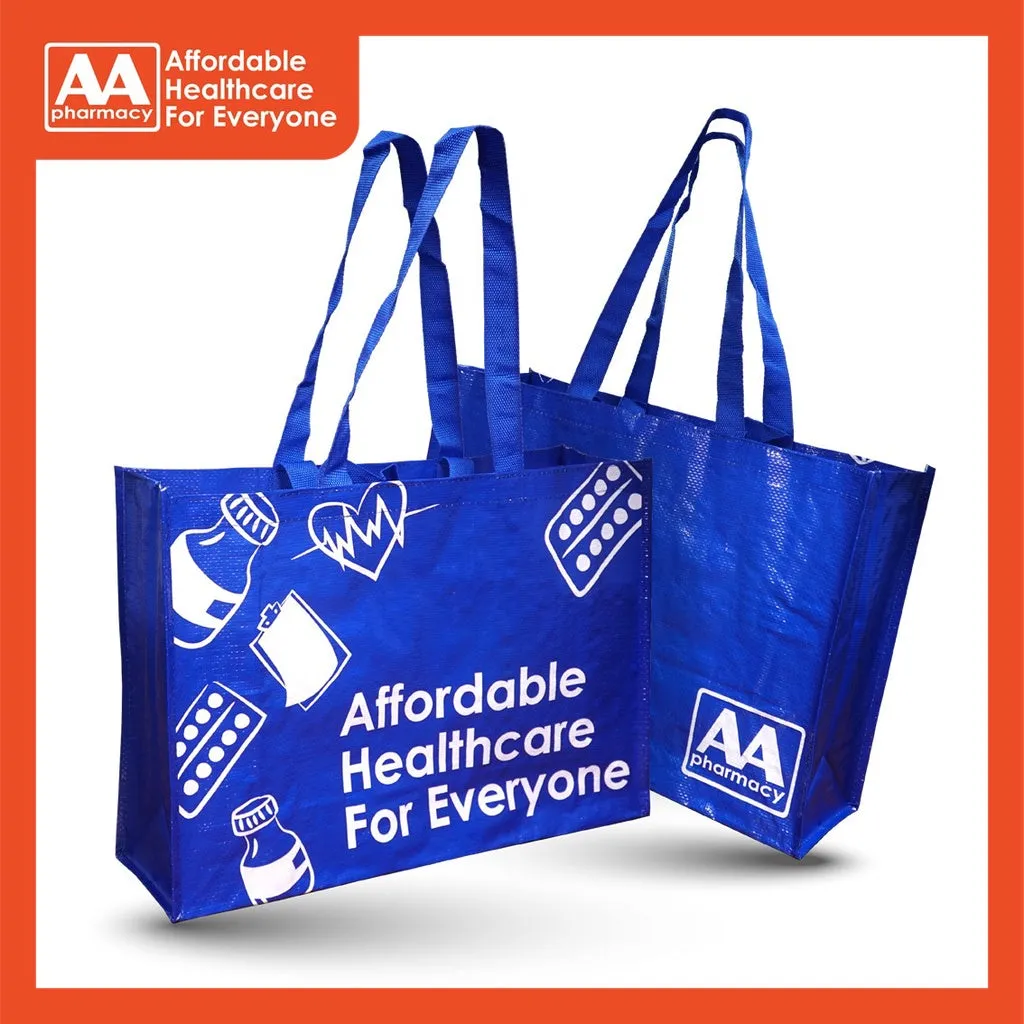 AA Pharmacy Blue Recycle Bag (Woven)
