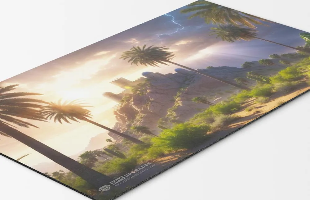 Abzan Triome Playmat | 24"x14" Magic the Gathering MTG Card Mat