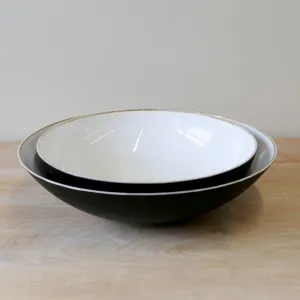 Antique White Covington Bowls || Set of 2