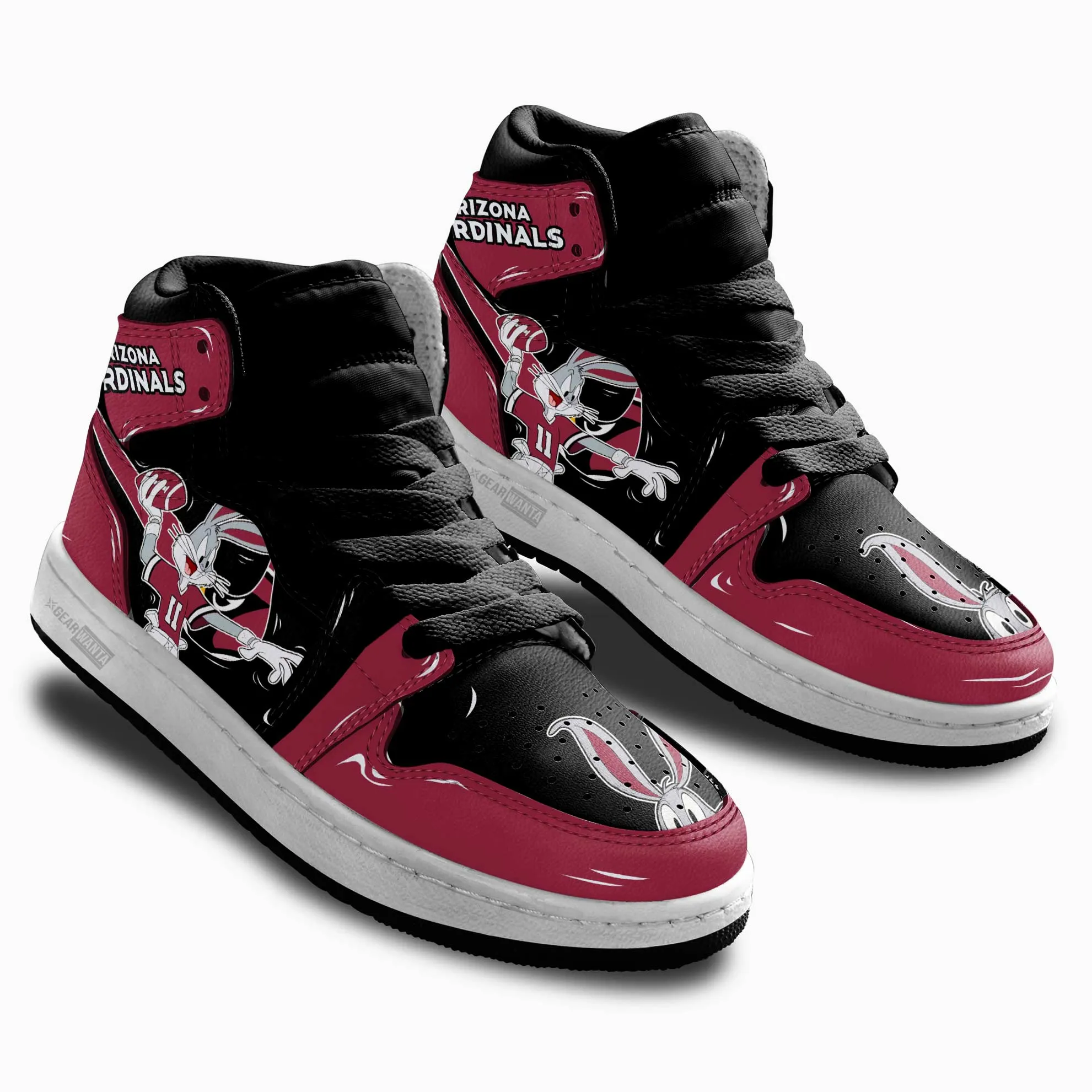 Arizona Cardinals Kid J1s Sneakers Custom