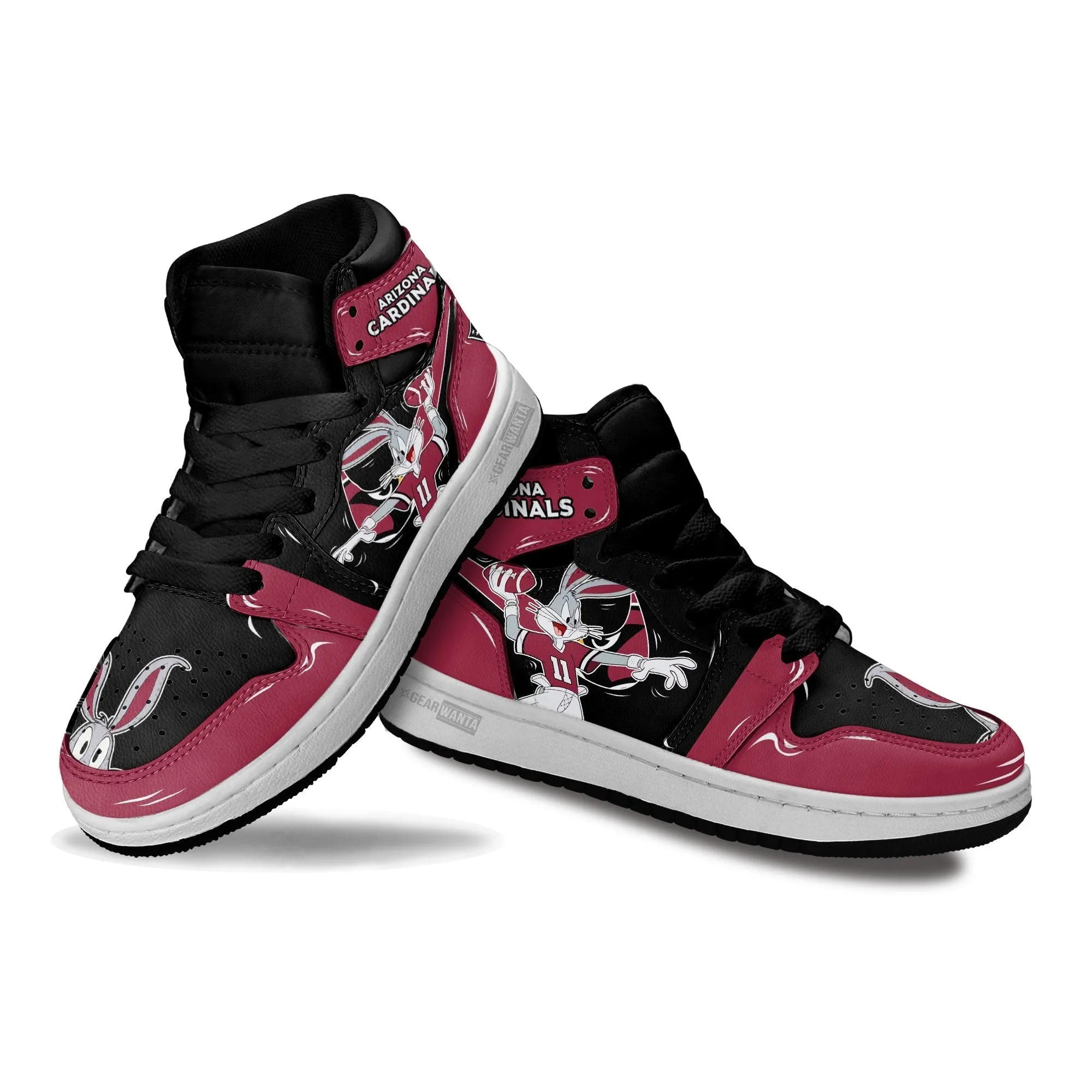 Arizona Cardinals Kid J1s Sneakers Custom
