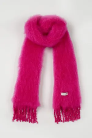 Aurora Kid Mohair Scarf Imperial Pink