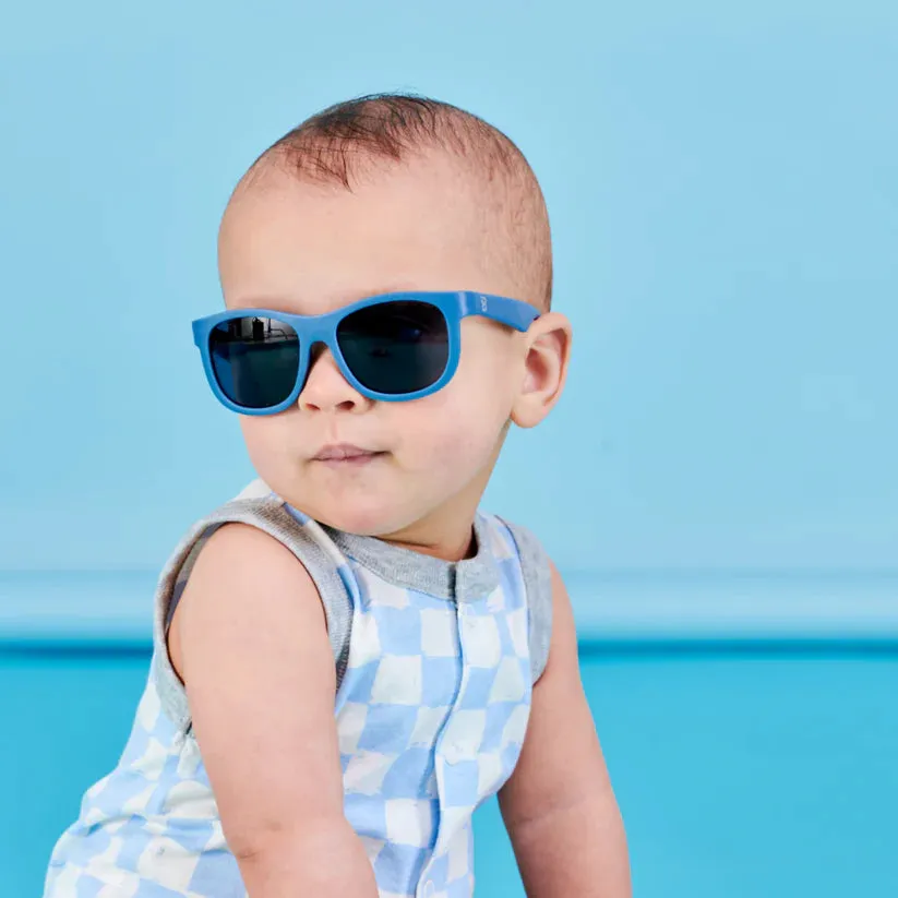 Babiators Eco-Line Navigator Sunglasses - Pacific Blue/Smoke Lenses