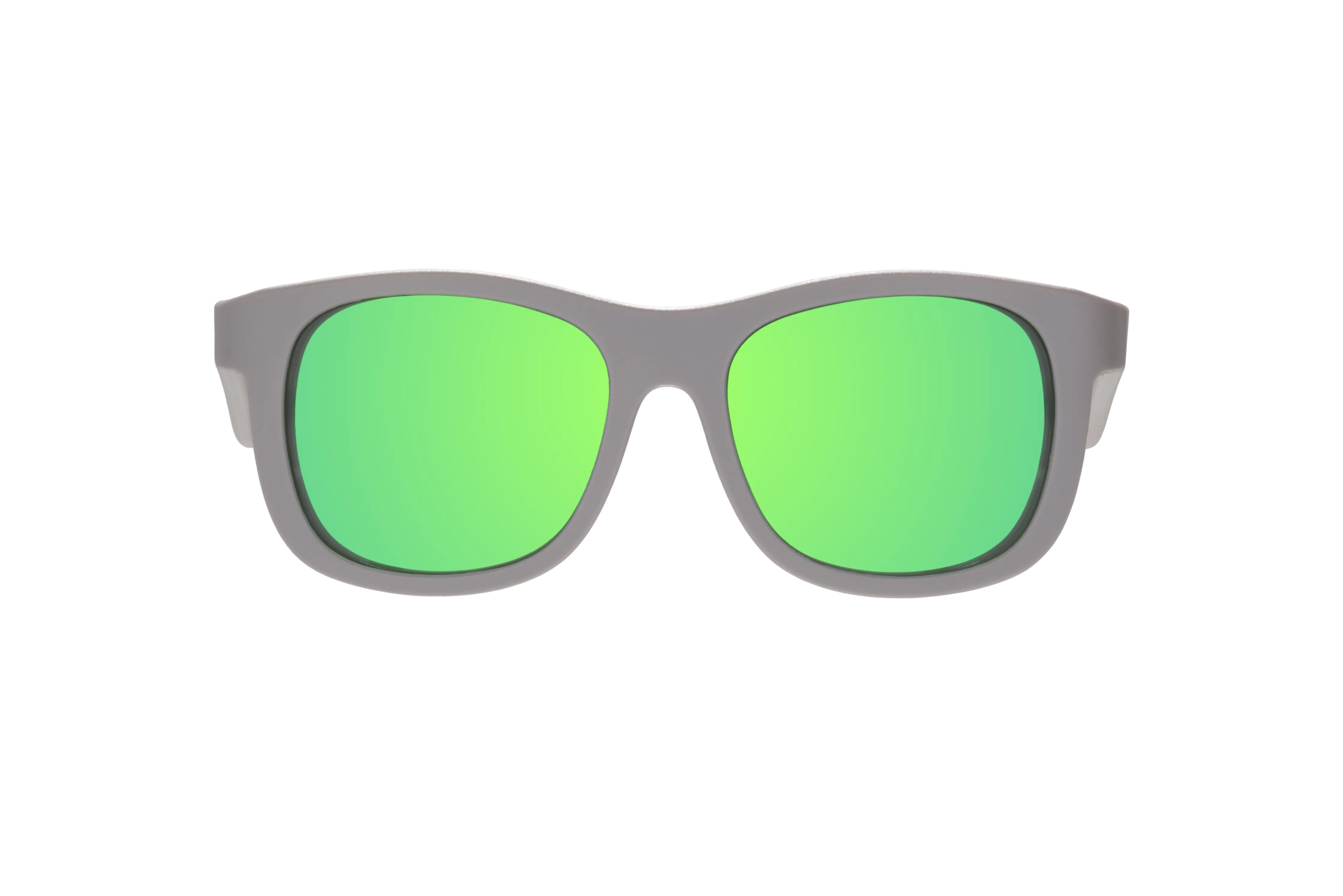 Babiators Polarized Navigator: Graphite Gray | Green Mirrored Lens