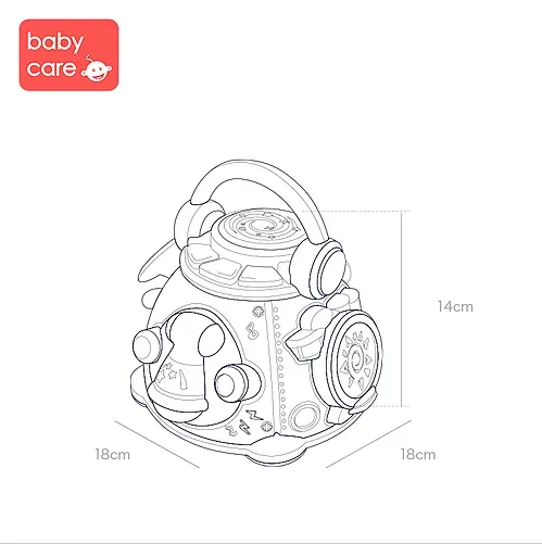 Babycare Baby Musical Activity Toy - Purple
