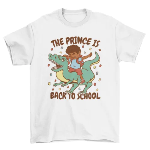 Back to school t-rex Youth t-shirt