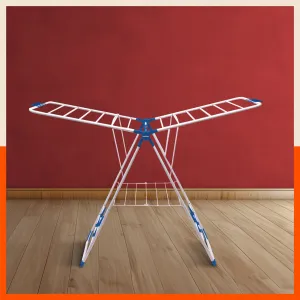 Bathla Mobidry Neo - Foldable Cloth Drying Stand For Home (Blue)