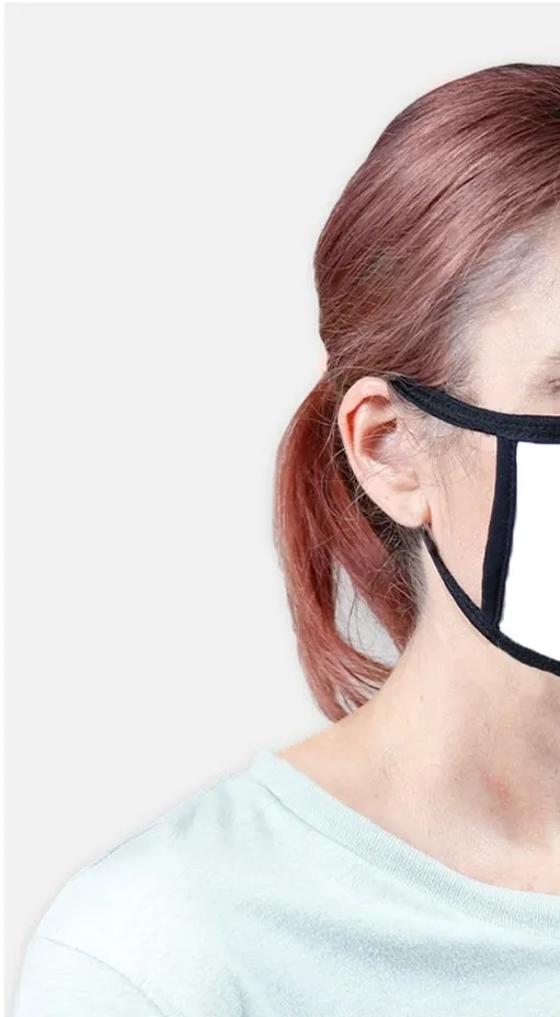 Bead dat fabric face mask