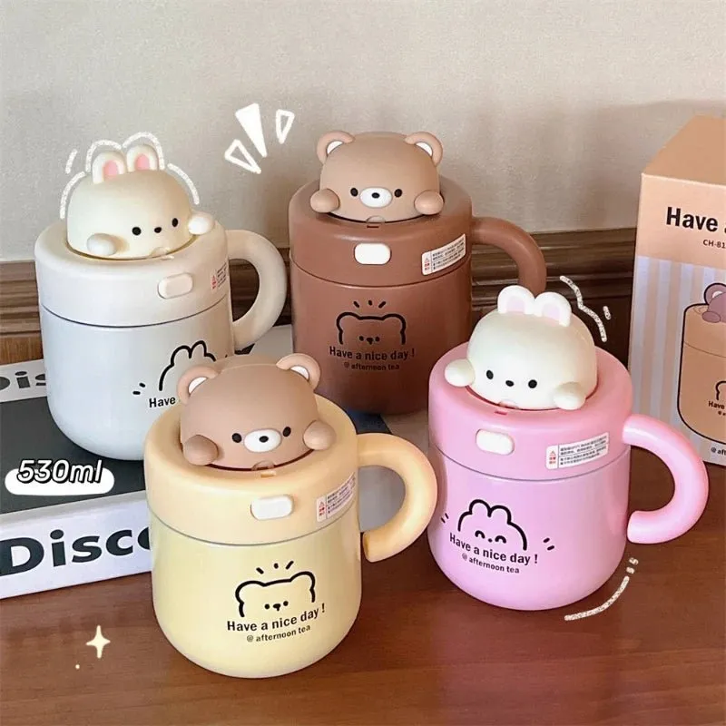 Bear Rabbit Kawaii Mug Warmer