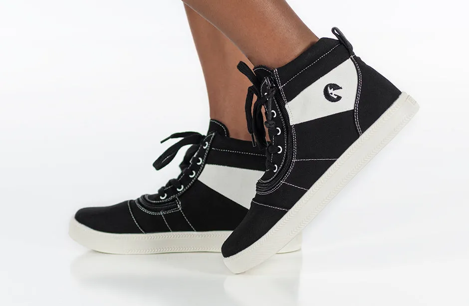 Black BILLY Street Short Wrap High Tops