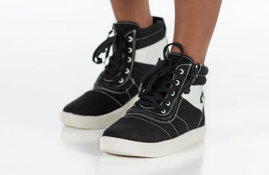 Black BILLY Street Short Wrap High Tops