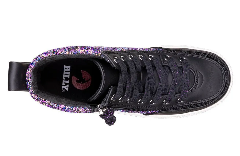 Black Fuchsia Glitz BILLY Classic Lace High Tops