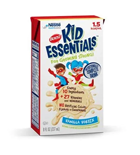 Boost Kid Essentials 1.5 Cal, Vanilla, 8-Ounce Boxes (Pack of 27)