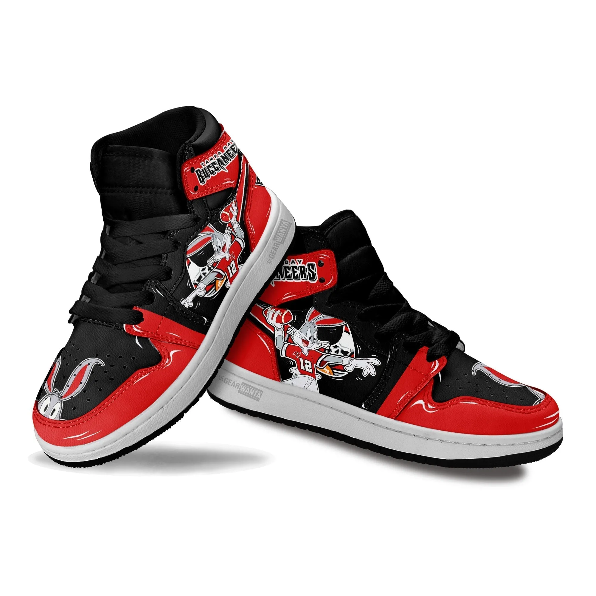 Buccaneers Kid J1s Sneakers Custom