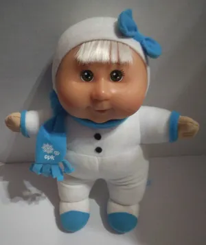 Cabbage Patch Kid Holiday Play Along in White Snowsuit