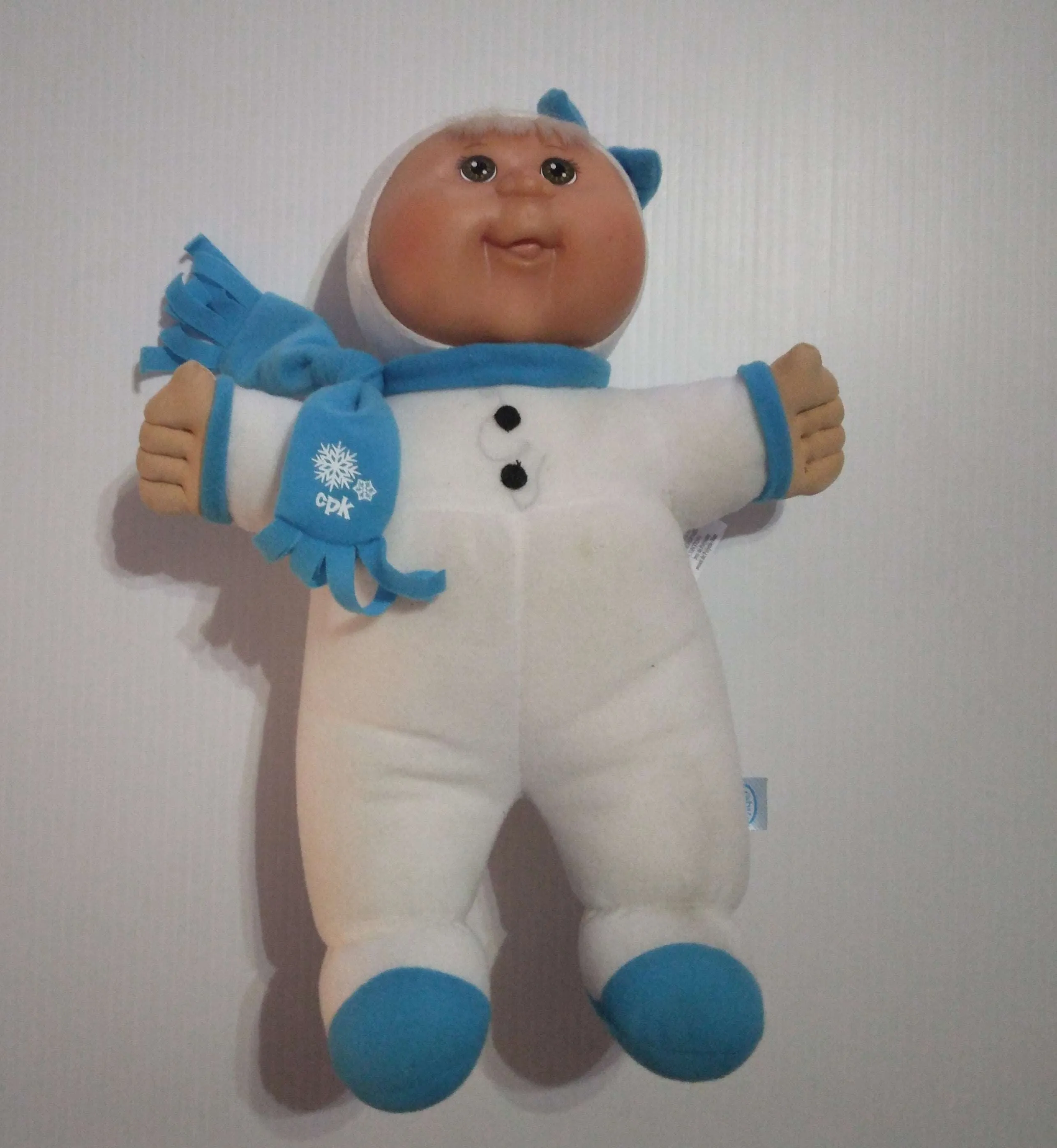 Cabbage Patch Kid Holiday Play Along in White Snowsuit
