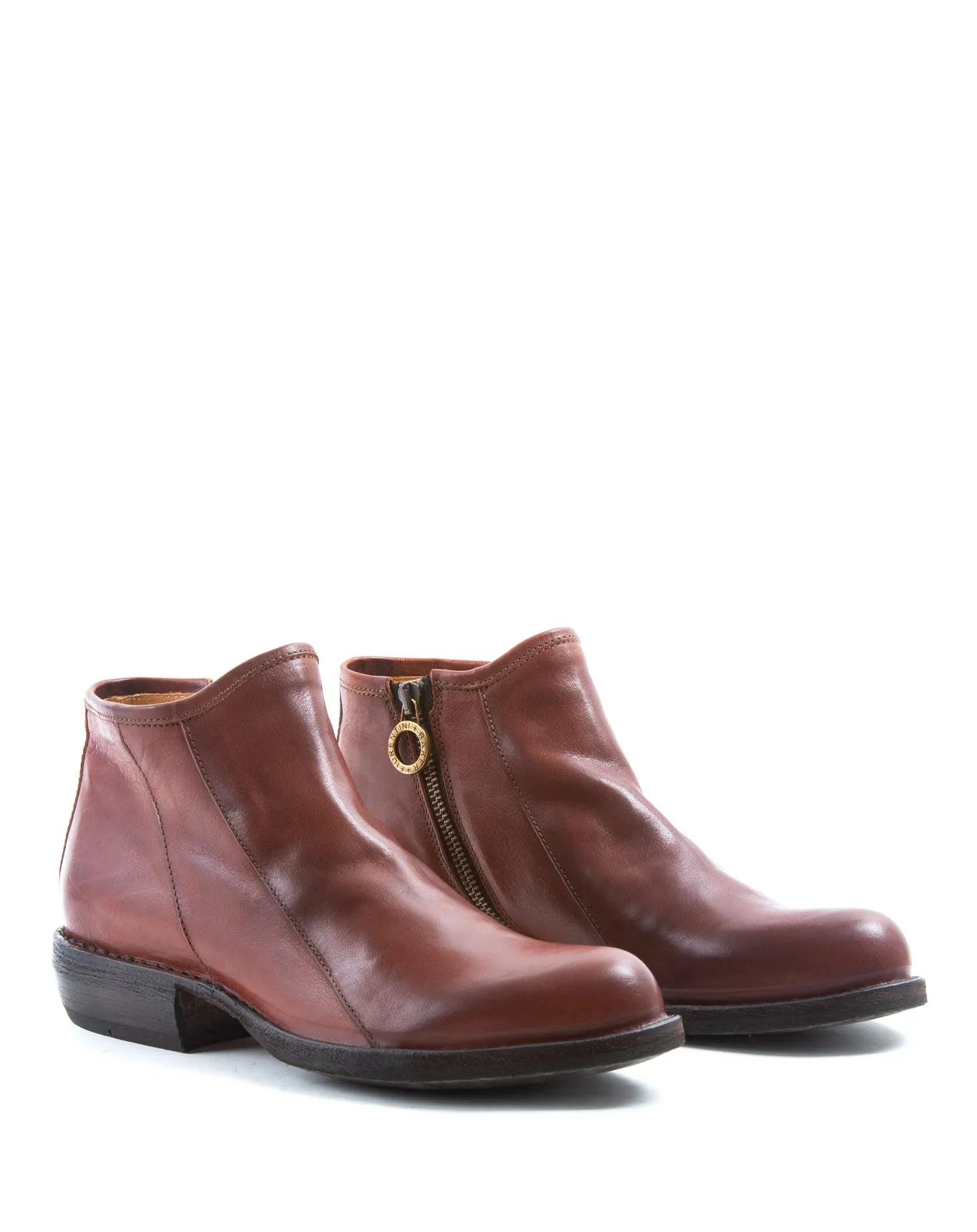 CARP Brick Brown Ankle Boots