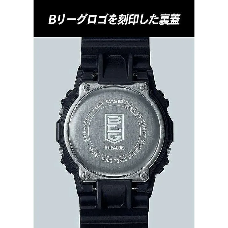 CASIO G-SHOCK B.LEAGUE COLLABORATION MODEL BLACK DIGITAL MEN WATCH DW-5600BLG21-1JR