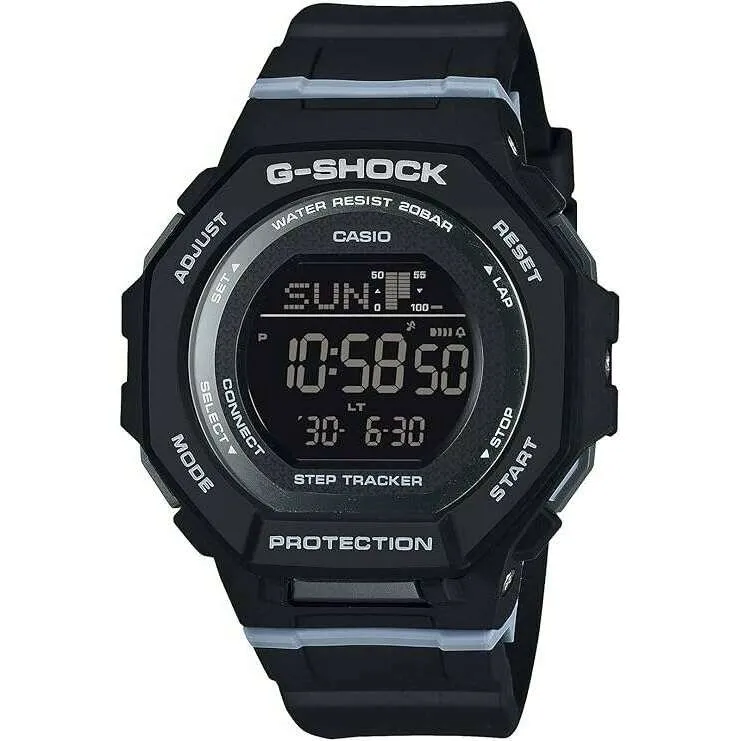 CASIO G-SHOCK BLUETOOTH DAY-DATE DIGITAL BLACK LADIES WATCH GMD-B300-1JF