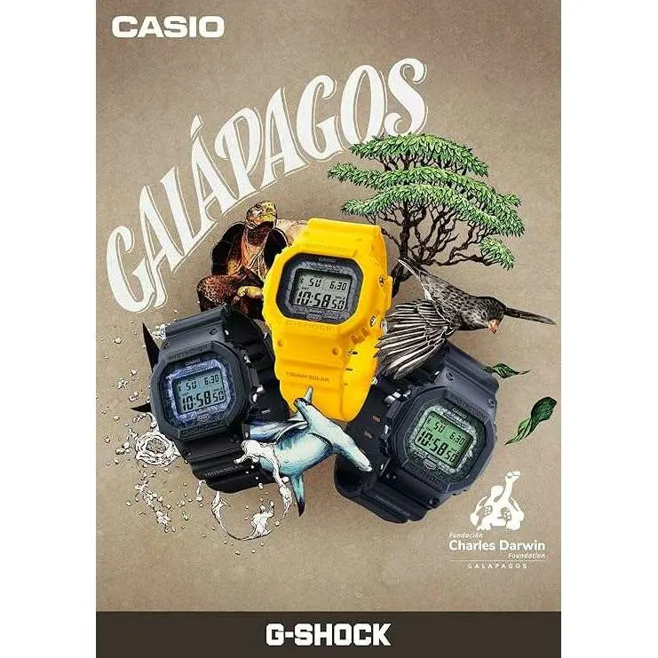 CASIO G-SHOCK CHARLES DARWIN FOUNDATION LIMITED MODEL BLACK & GREEN MEN WATCH GW-B5600CD-1A3JR