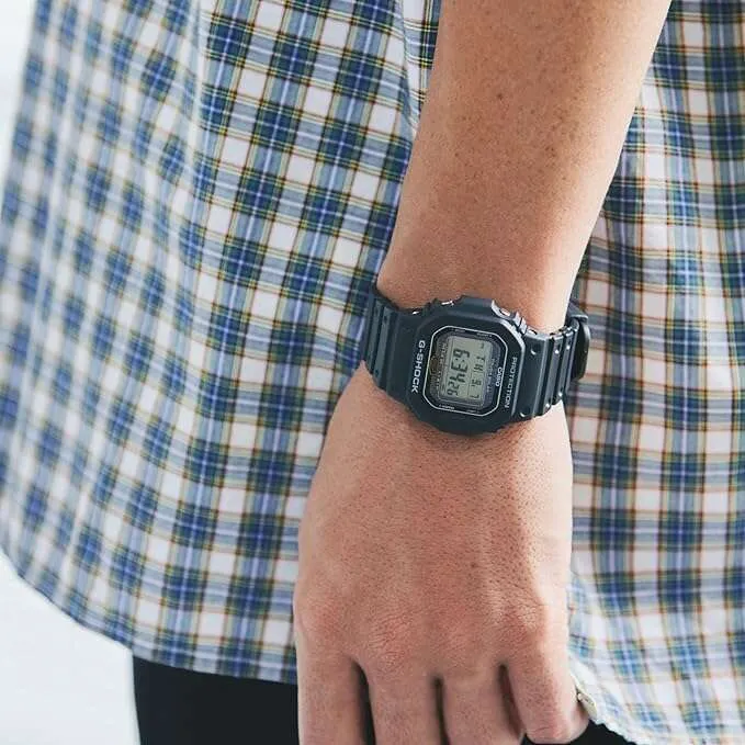 CASIO G-SHOCK DAY-DATE DIGITAL DIAL BLACK RESIN STRAP MEN WATCH G-5600UE-1JF