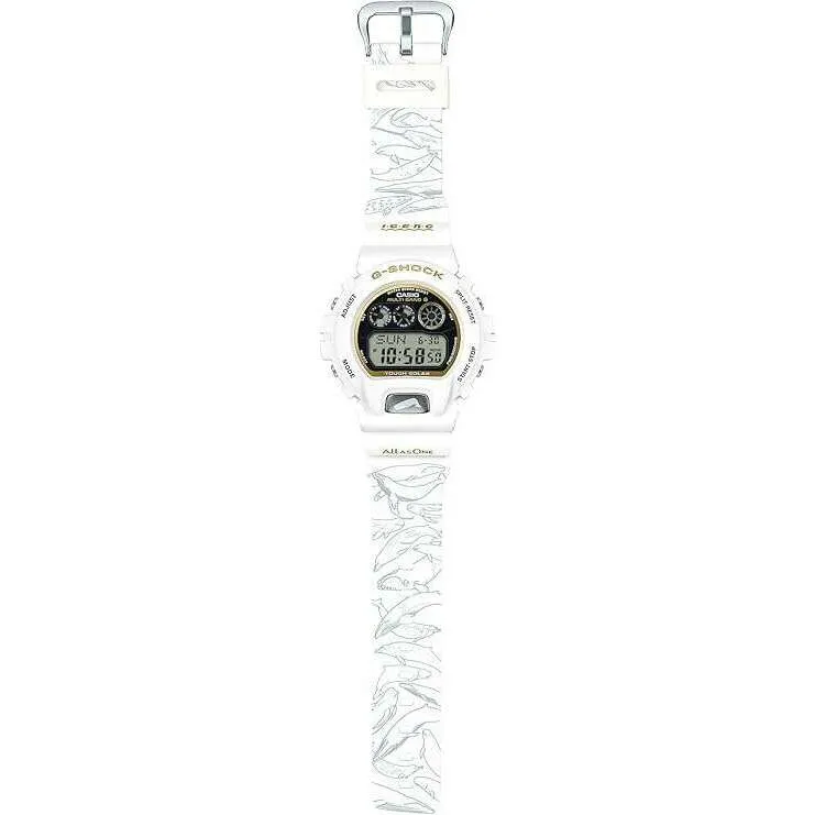 CASIO G-SHOCK LOVE THE SEA AND THE EARTH ICERC JAPAN COLLAB WHITE & GOLD MEN WATCH GW-6904K-7JR