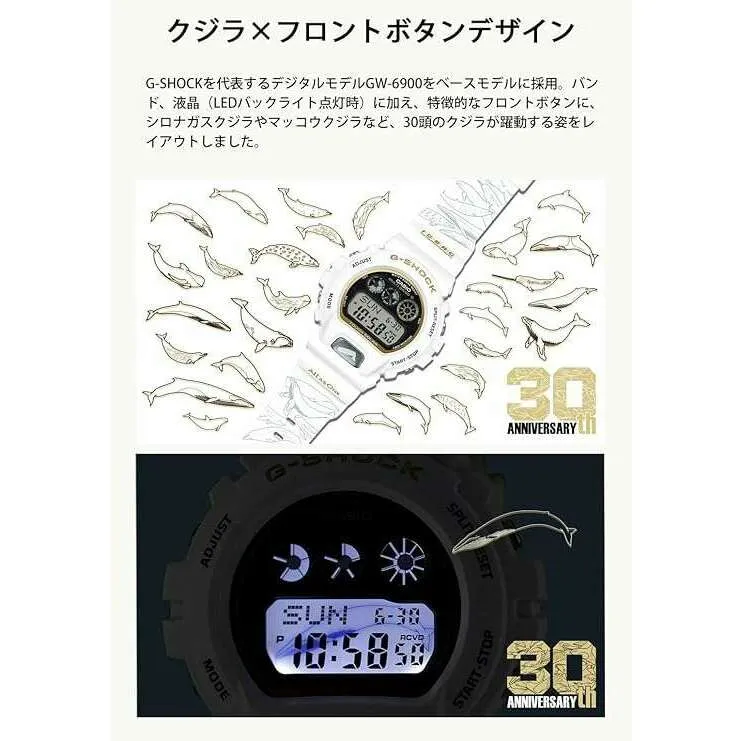 CASIO G-SHOCK LOVE THE SEA AND THE EARTH ICERC JAPAN COLLAB WHITE & GOLD MEN WATCH GW-6904K-7JR