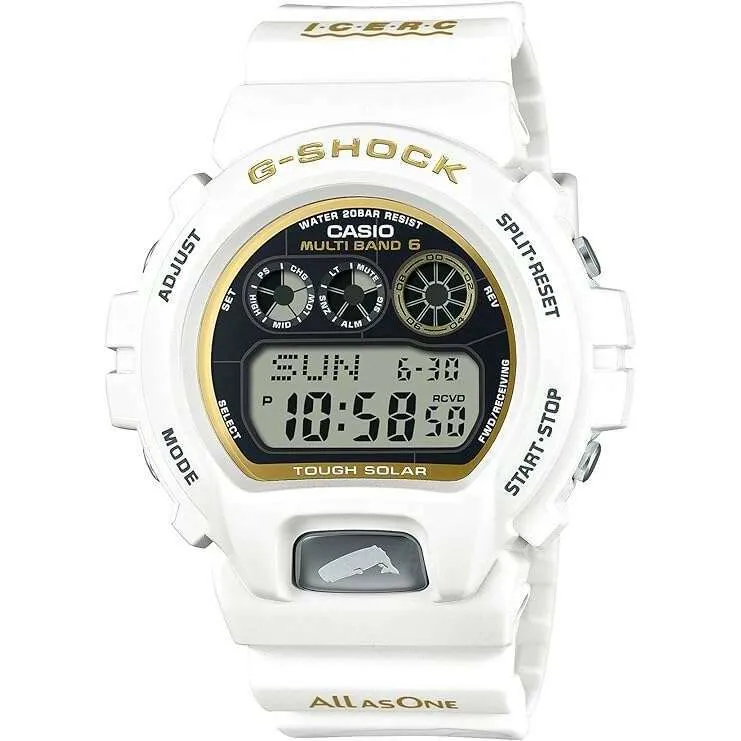 CASIO G-SHOCK LOVE THE SEA AND THE EARTH ICERC JAPAN COLLAB WHITE & GOLD MEN WATCH GW-6904K-7JR
