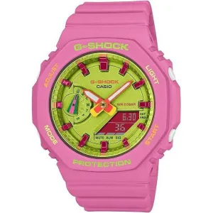 CASIO G-SHOCK MID-SIZE MODEL PINK ANALOG DIGITAL LADIES WATCH GMA-S2100BS-4AJF
