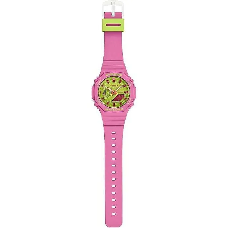 CASIO G-SHOCK MID-SIZE MODEL PINK ANALOG DIGITAL LADIES WATCH GMA-S2100BS-4AJF