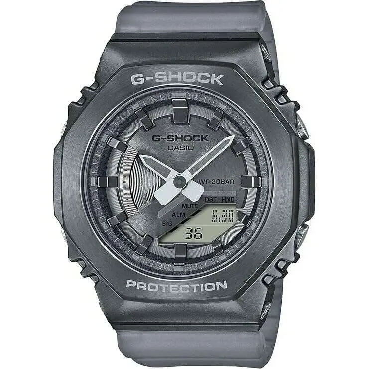 CASIO G-SHOCK MIDNIGHT FOG SERIES MID-SIZE MODEL METAL COVERED BLACK LADIES WATCH GM-S2100MF-1AJF