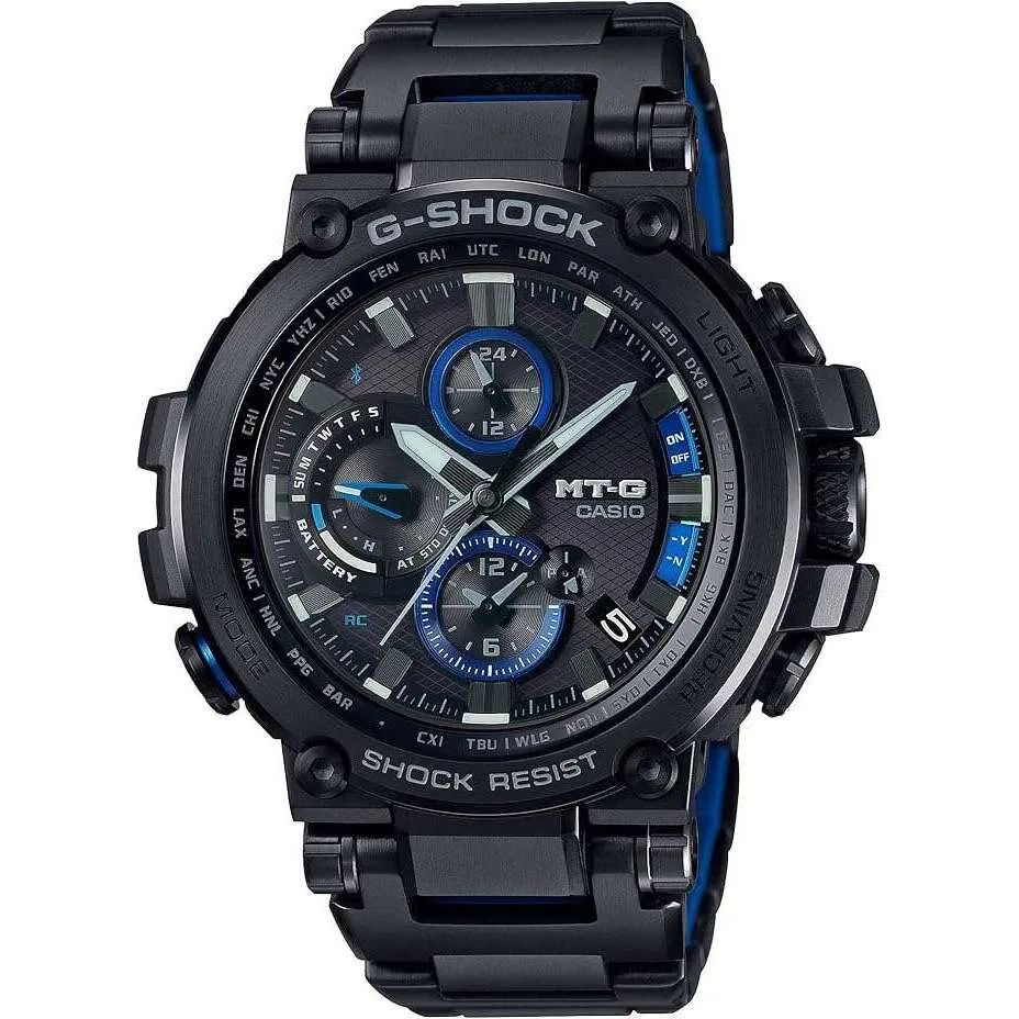 CASIO G-SHOCK MT-G BLUETOOTH RADIO SOLAR BLACK MEN WATCH MTG-B1000BD-1AJF