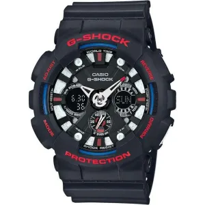 CASIO G-SHOCK MULTICOLORED ANALOG DIGITAL MEN WATCH GA-120TR-1AJF