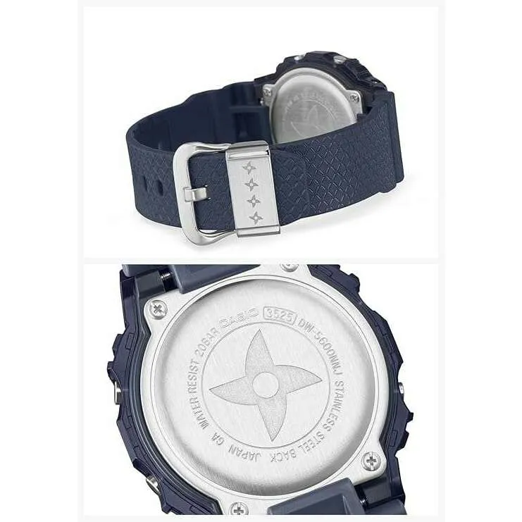 CASIO G-SHOCK NINJA DESIGN LIMITED MODEL DIGITAL DIAL NAVY BLUE MEN WATCH DW-5600NNJ-2JR