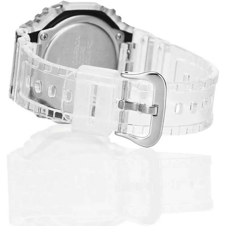 CASIO G-SHOCK SKELETON SERIES DAY-DATE TRANSPARENT MEN WATCH GA-2100SKE-7AJF
