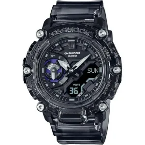 CASIO G-SHOCK SOUND WAVE SERIES ANALOG DIGITAL BLACK SKELETON MEN WATCH GA-2200SKL-8AJF