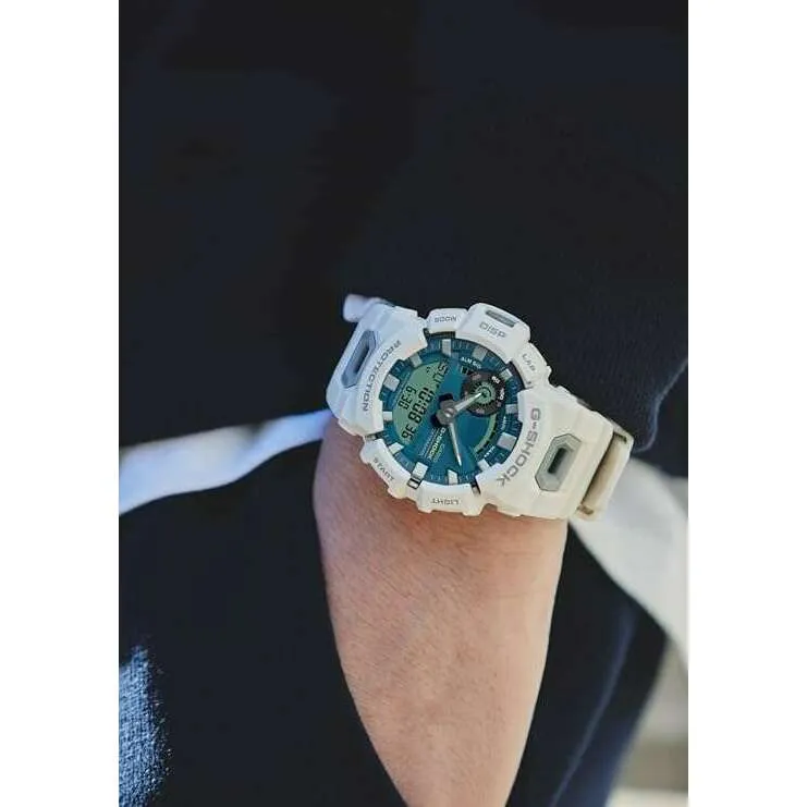 CASIO G-SHOCK WEB-EXCLUSIVE BLUETOOTH WHITE & BLUE GREEN MEN WATCH GBA-900CB-7AJF