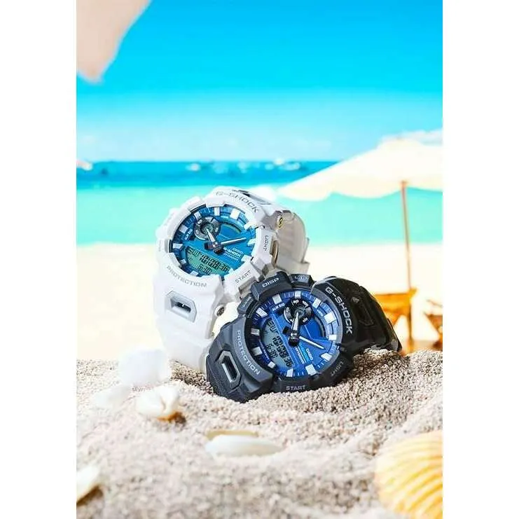 CASIO G-SHOCK WEB-EXCLUSIVE BLUETOOTH WHITE & BLUE GREEN MEN WATCH GBA-900CB-7AJF