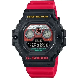 CASIO G-SHOCK WEB-EXCLUSIVE MODEL MIX TAPE SERIES BLACK & RED MEN WATCH DW-5900MT-1A4JF