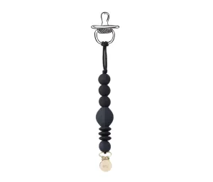 Charcoal Pacifier Clip